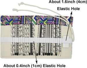 Étui de rangement portable pour crayons de couleur, 36/48/72 emplacements, pour étudiants, crayons, stylos, pinceaux - Product Image 2