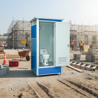 Toilettes portables en acier pour la protection de l'environnement, pour une utilisation en milieu rural, en extérieur, dans les bureaux, avec une conception mobile et une construction simple