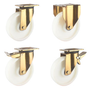 Europäische Rolle 4/5/6/8 Zoll Rad kugellager Nylon Hoch leistungs wagen Rad breite Anwendung Industrie Nachlauf - Product Image 4