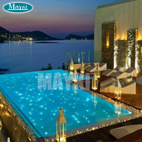 DMX LED Lichtquelle Fiber Optic Star Light Kit für Schwimmbad dekorationen Pool Sternen himmel Licht