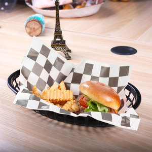 Cestas Ovaladas de Plástico de Grado Alimenticio para Servir Comida Rápida, Paquete de 6 Bandejas para Pan/Papas Fritas/Hamburguesas/Fruta, Personalizables para Restaurantes y Cafeterías - Product Image 4