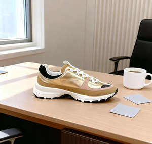 Chaussures de sport de plein air en cuir de haute qualité, de marque originale, avec logo personnalisé, design haut de gamme, tendance, maille respirante pour le printemps - Product Image 4