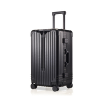 Valise à roulettes rigide extensible Ryde, roues pivotantes à 360 degrés, serrure à code antivol, grande capacité, unisexe, voyage