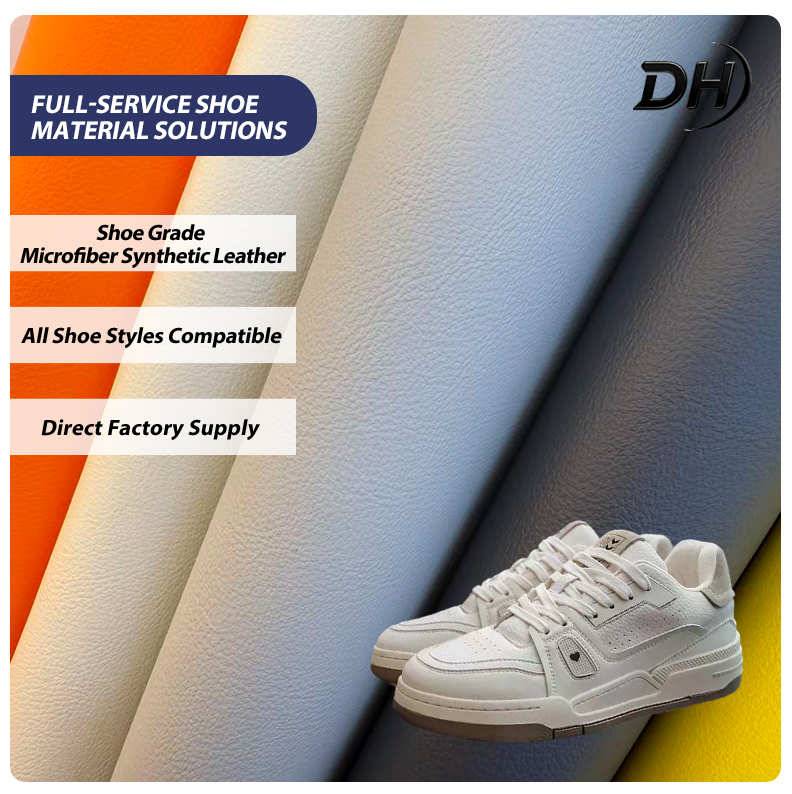 Imitation Microfiber Leather Factory Wholesale Price Very Classic Synthetic Leather Fabric Mainly Used for Shoes Upper Making