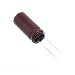 ตัวเก็บประจุแบบมีรูสำหรับ EKYB500ELL821MK30S สารส้ม820 uF 20% 50V ตัวเก็บประจุแบบมีรูผ่านทางรัศมี th 820 uF - Product Image 1