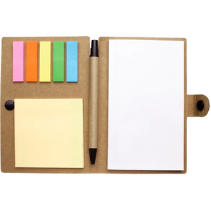 Promotional Eco-friendly Kraft Paper Memo <b>Notepad</b> Sticky Notes Logo Wholesale Creative Reusable Sticky Note Set - Product Image 4