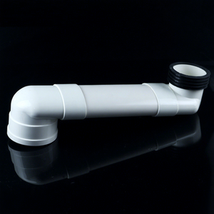 Raccord de tuyau de vidange WC moderne en PVC pour déplacer la position des canalisations dans les hôtels - Product Image 1