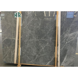 HDSTONE, losa de mármol gris Emperador Herms de plata pulida personalizable para comedor, cocina, Hotel, escalera decorativa para suelo de pared - Product Image 6