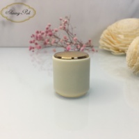 Tapas de Perfume Cilíndricas de Lujo de 15 mm en Oro Brillante y Blanco, Tapas Inteligentes para Cierres de Botellas de Perfume, Empaque Elegante