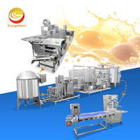 Ligne de traitement thermique des œufs liquides, système de stérilisation des œufs liquides frais, ligne de pasteurisation des blancs et jaunes d'œufs liquides