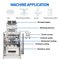 Machine d'emballage automatique multi-voies pour petits sachets de granulés, 12 voies, 5g 10g, pour sachets stick de sucre blanc