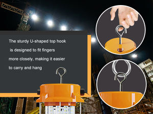 <span class=keywords><strong>Lampe</strong></span> de travail Rechargeable IP65 Étanche 80W 60w 5000K Utilisation Usine Éclairage 10400lm <span class=keywords><strong>Lampe</strong></span> de Travail Temporaire Led - Product Image 3