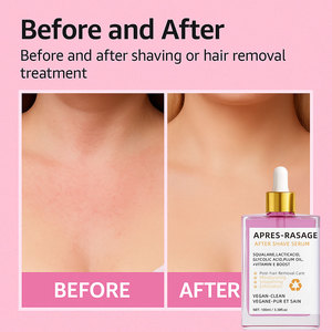Sérum après-rasage végétalien à l'acide glycolique et au squalane - Sérum <span class=keywords><strong>anti</strong></span>-rougeurs, exfoliant et réparateur pour peaux sensibles - Product Image 6