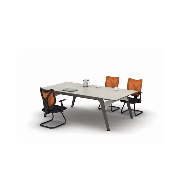 モダンなデザインの商業オフィス家具会議室8人用モダンな会議デスク会議テーブル