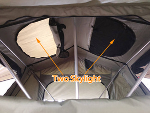 Tente de toit souple 4 saisons à installation rapide, imperméable et coupe-vent pour <span class=keywords><strong>camping</strong></span> en plein air - Product Image 5