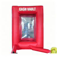 Machine de capture d'argent gonflable publicitaire