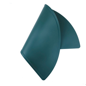 Manteles individuales de silicona para bebés, forma de arco semicircular, impermeables, resistentes al desgaste, para niños, tapete para mesa de comedor - Product Image 3