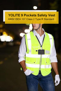 योलाइट ओएम व्यक्तिगत कक्षा 2 मोटरबाइक भूविज्ञानी बच्चा चिकित्सा प्रतिबिंबित करने वाली सुरक्षा बनियान - Product Image 2