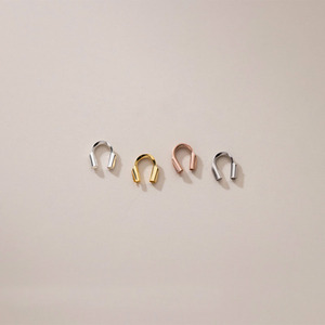 Fornituras de Joyería de Plata de Ley S925, Protectores de Alambre, Cierres en Forma de U, Conectores de Lazo para Fabricación de Joyería con Cadenas DIY - Product Image 1