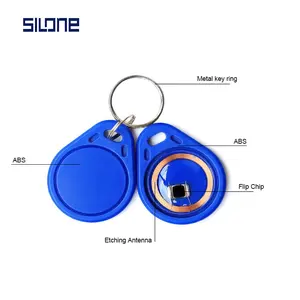 125Khz Nabijheid Id Kaart Smart Nfc Chip Em4100 Em4200 Rfid Tag Keyfob Access Control Rfid Sleutelhanger