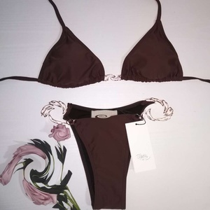 Classic Model Factory Direct Sale Foreign Trade Cross-Border Sexy <strong>Triangle</strong> <strong>Bikini</strong> High-End Chain Chiffon 2-Piece <strong>Set</strong> Available - Product Image 6