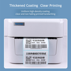 Papier autocollant thermique adhésif imperméable personnalisé pour étiquettes d'expédition avec code-barres - Product Image 2