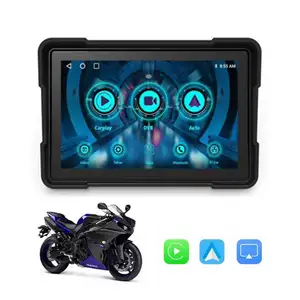 Portable Motor Navigator Wireless Motorcycle Carplay Motorbike Gps Navigation 5 Inch Android Auto Display Car Play Interface