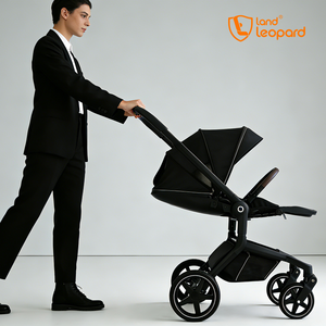 Poussette pliable 3 en 1 Land Leopard Kingkong pour bébé de 0 à 3 ans, roues en PU UPF50+, cadre en alliage d'aluminium EN1888-2 CCC - Product Image 1