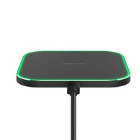 Tendance 2024 meilleurs chargeur sans fil portable 15W lumière LED chargeurs de téléphone sans fil à charge rapide