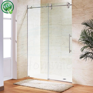 Puerta Corredera de Ducha con Certificación SGCC, Acabado Cromado, Deslizamiento Suave, Tamaño Personalizado - Product Image 6
