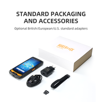 PDA Industrial Robusto R36 OEM IP65 a Prueba de Agua 450 Nits Lector NFC Android Escáner de Código de Barras 1D 2D 125k para Almacén de 5.5 Pulgadas