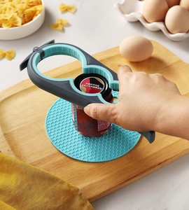 Abrelatas para personas mayores con manos débiles y artritis, abridor de botellas multifunción 5 en 1, abridor de tapas, abridor de goma antideslizante - Product Image 6