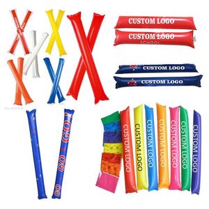 Bâton de cheering gonflable en plastique de haute qualité, personnalisé avec logo officiel, coloré et tendance - Product Image 1