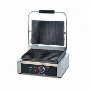 Commercial Use China Professional Commercial Panini Press Grill Maker,Down Flat Electric Contact Grill
