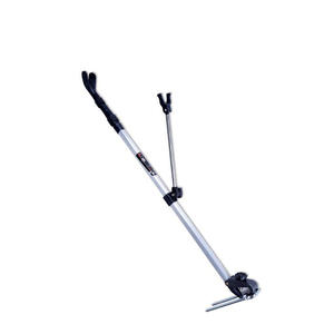 Soporte para caña de pescar de aleación de aluminio, 2,1 m, plegable de doble propósito con rotación para accesorios de pesca - Product Image 2