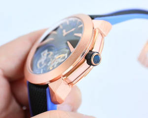 Venta al por Mayor de Relojes de Hombre Modernos y a la Moda con Correas Tejidas Esqueletizadas y Relojes Mecánicos Deportivos - Product Image 3