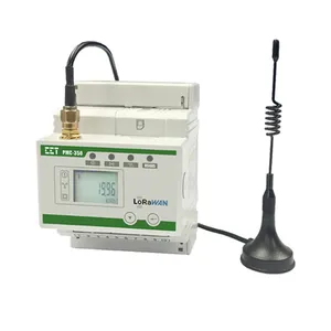 CET PMC-350-C EU863-870 EU868MHz antena RF módulo tres raíl DIN fase inalámbrica Lora/Lorawan medidor de energía