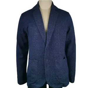 EM-023 New Fashion Soft And Clost Fitting Men's Denim Casual Slim Suit Jacket Blazer Can Add Trending Brand Logo