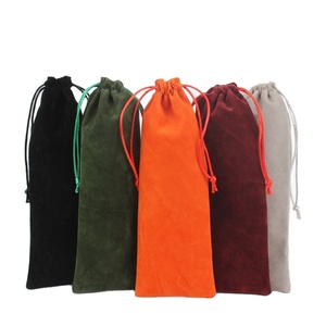 Exquisite Velvet Jewelry <b>Storage</b> Bag Custom Logo Small Drawstring Pouch for Gemstone Watch Recyclable Jewellery Packaging Bags - Product Image 1