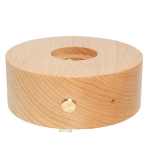 Rắn gỗ LED giữ đèn không dây Bluetooth Loa sáng tạo pha lê bóng âm nhạc hộp đánh bóng khắc cho Valentine của pha lê - Product Image 6