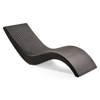 Magnifique chaise longue en rotin pour patio, meubles de jardin, chaise de plage, chaise longue pour piscine, chaise de plage