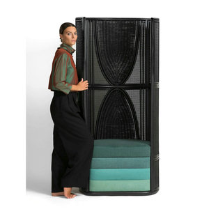 <span class=keywords><strong>Fauteuil</strong></span> d'hôtel simple et compact en <span class=keywords><strong>rotin</strong></span> tressé sculpté à la main, style anglais, à dossier haut, pour intérieur et extérieur - Product Image 4
