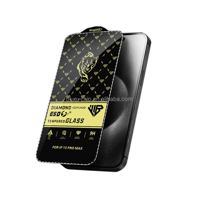 Esd Premium 2.5D Full Cover Esd Anti-Scratch Tempered Glass Hd Bulk Cell Phone Oilproof Waterproof Screen Protector for Tecno