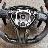 Volant en fibre de carbone pour Mercedes Benz Classe C W204 C63 W212 W218 W207 W172 GLC C63 A45