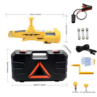 Cric électrique vertical en acier 2T/3T Portable Top Télécommande sans fil Outil multifonctionnel de changement de pneu pneumatique