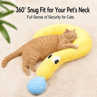 Coussin pour chien et chat, lit pour chien, protection de la colonne vertébrale, design moderne et tendance, 100% coton, tapis de couchage pour animaux de compagnie toutes saisons et jouet, style dessin animé