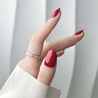 Pour la vente en gros : Ongles à presser en ABS, couleur unie, forme ovale, couverture complète, ongles pré-dessinés, fabricant de marques privées