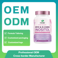 Capsules d'inositol D-Chiro Inositol OEM, étiquette privée, Inositol pour femmes, équilibre hormonal, soutien à la fertilité, supplément d'inositol