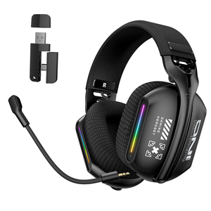 Audífonos Inalámbricos para Gaming RGB de Modo Dual 2.4GHz y Bluetooth con <span class=keywords><strong>Dongle</strong></span> USB de 2.4G - Product Image 1