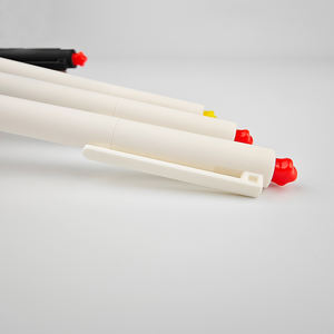 Stylo gel en forme de cœur, papeterie de bureau, stylo à bille rotatif en plastique, largeur d'écriture 0,5 mm - Product Image 2